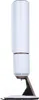 A white and gold upright vacuum cleaner on a white background. Voir les images du produit