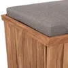 Teakholz Hockerbox Oxford inkl. Kissenauflage - bene living Produktbild-Vorschau 10