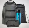 A set of school supplies including a backpack, a pencil case, and a water bottle, arranged on a white background. Produktbild-Vorschau