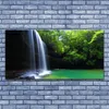 Glasbilder 140x70 Wandbild Druck auf Glas Wasserfall Wald Produktbild-Vorschau 2