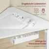 VASAGLE Höhenverstellbarer Schreibtisch elektrisch, L-förm, Produktbild-Vorschau 9