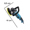 A polisher with dimensions indicated by lines and text. Voir les images du produit