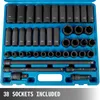 VEVOR Schlag-Steckschlüsselsatz 1/2 Zoll, 43-teilig, Produktbild-Vorschau 5