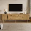 Mesa de TV Merax con 4 cajones y 2 puertas correderas, Vista previa de la imagen del producto 1