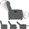 vidaXL Relaxsessel Dunkelgrau Stoff Produktbild-Vorschau 5