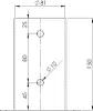 TRIBECCO® Manicotto da avvitare per pali tondi in legno Anteprima dell’immagine prodotto 3
