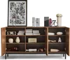 Sideboard Kommode mit 3 Türen & 3D-Wellendesign Anrichte Produktbild-Vorschau 15