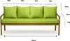Vankúše na záhradnú lavicu Svetlo zelená| Sedák 180x60x7 + Náhľad obrázku produktu 4