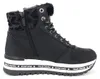 Mustang High Sneaker Damen Kunstleder Schwarz Größe: 38 Produktbild-Vorschau 9