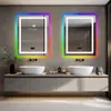 WISFOR Lustro łazienkowe LED z głośnikiem Bluetooth, 70×90 Podgląd zdjęcia produktu 7