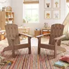 Krzesło COSTWAY Adirondack, odporne na warunki Podgląd zdjęcia produktu 7