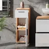 Midischrank Vicco Irma Weiß Hochglanz/Goldkraft Eiche 30 x Produktbild-Vorschau 5