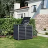Zelsius Mülltonnenbox für zwei Mülltonnen | Anthrazit RAL Produktbild-Vorschau 2