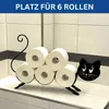 DanDiBo Distributeur de papier toilette Chat debout Voir les images du produit 5