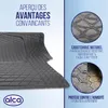 alca® Tapis de coffre en caoutchouc, 140 x 108 cm, noir Voir les images du produit 4