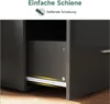 SONNI Schwarz hochglanz Vitrinenschrank mit LED beleuchtung Produktbild-Vorschau 8