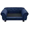 vidaXL Sofa dla psa niebieska 72x45x30 cm pluszowa Podgląd zdjęcia produktu 10