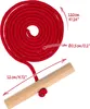com-four® 2x Schlittenleine mit Holzgriff, Rodelzubehör Produktbild-Vorschau 5