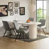 Hawthyhome Esszimmerstühle 4er Set bequeme Polsterstühle Produktbild-Vorschau 1