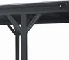 A close-up view of the structural supports and roof of a carport. Produktbild-Vorschau