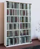 Holz CD DVD Stand Regal Roma Glastür Produktbild-Vorschau 3