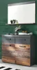 trendteam Garderobe 3-teilige Kombination Indy Graphit Grau Produktbild-Vorschau 8