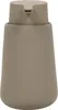 A taupe ceramic soap dispenser against a white background. Podgląd zdjęcia produktu