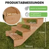 Terrassentreppe aus Lärche Treppe Stufen Wangentreppe Produktbild-Vorschau 3