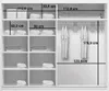 Szafa A15 craft złoty z drzwiami przesuwnymi – 230 x 62 x Podgląd zdjęcia produktu 3