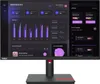 A computer monitor displaying a dashboard interface with various statistics and online course information. Produktbild-Vorschau
