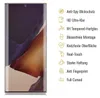 A smartphone screen protector with feature callouts. Produktbild-Vorschau