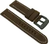 Ersatzband Kalbsleder Dunkelbraun mit Kontrastnaht 27288B, Produktbild-Vorschau 1