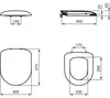 Ideal Standard WC-Sitz TIZIO mit Deckel, Scharniere Produktbild-Vorschau 2