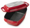 STONELINE® Bräter Schmortopf 43x26 cm Rot | mit Deckel Produktbild-Vorschau 1
