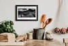 Bild 30x20 MDF-Rahmen Wandkunst Pier Black and White Lake Produktbild-Vorschau 2