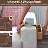 Plateau de canapé eluno en bambou avec tablette en silicone Voir les images du produit 6