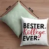 Trendation - Bester Kollege Deko-Kissen mit Füllung 40x40 Produktbild-Vorschau 4