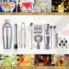 Cocktail Shaker Set 24-teilig aus Edelstahl – Boston Produktbild-Vorschau 2