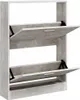 vidaXL Szafka na buty betonowa szara 59x17x81 cm materiał Podgląd zdjęcia produktu 3
