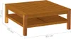 vidaXL Couchtisch 65x65x35 cm Massivholz Akazie Produktbild-Vorschau 13