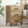 vidaXL Noční stolek Artisan dub 40 x 40 x 66 cm materiál na Náhled obrázku produktu 3