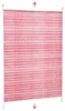 Plissee Klemmfix ohne Bohren 60x120cm Rot Sichtschutz Produktbild-Vorschau 1