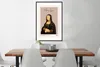 MuchoWow® Gerahmtes Poster Mona Lisa - Rosa - Alte Meister Produktbild-Vorschau 3