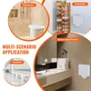 Collage of different scenarios where a foldable shower seat can be used, including bathrooms, entryways, mother-baby rooms, and hospitals. Produktbild-Vorschau