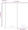 Pensile Grey Sonoma 60x31x60 cm Materiale a base di legno Anteprima dell’immagine prodotto 16