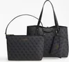 GUESS Dámská kabelka přes rameno Eco Brenton Coal Logo Náhled obrázku produktu 44