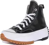 A studio shot of a black Converse Run Star Hike platform sneaker. Voir les images du produit