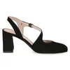 Caprice Damen Slingpumps Leder Pumps Blockabsatz Riemchen Produktbild-Vorschau 3