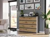 Komoda 120 cm 8 zásuvek skříňka FRAMIRE R-120-S8 antracit Náhled obrázku produktu 2