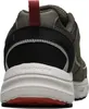 The back view of a green and black athletic shoe. Produktbild-Vorschau